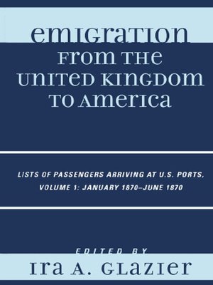 cover image of UK to America, Volumes 1-10